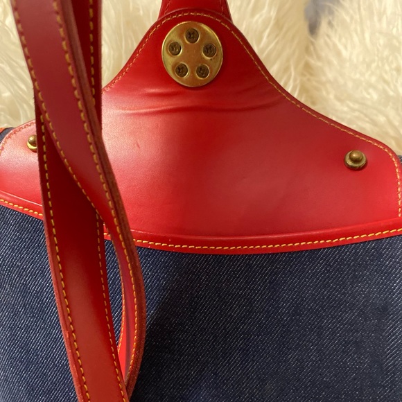 Dooney & Bourke Denim Backpack - Picture 10 of 14